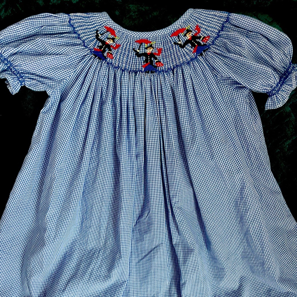 Smocked Mary Poppins dress 3T
